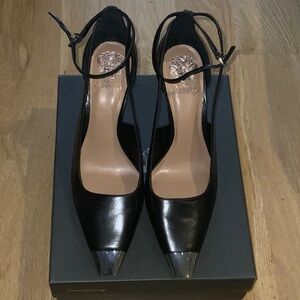 Brand New with Box Vince Camuto Sachel pump Black with Steel Toe SZ 12